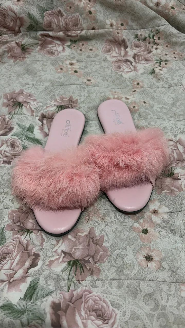 Chinelo de pelo  - Foto 3