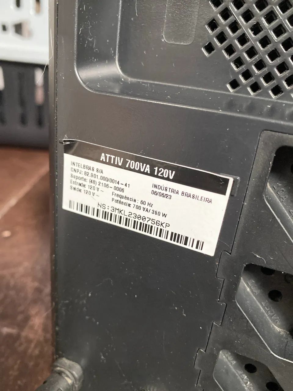 NOBREAK INTELBRAS 700VA  - Foto 3