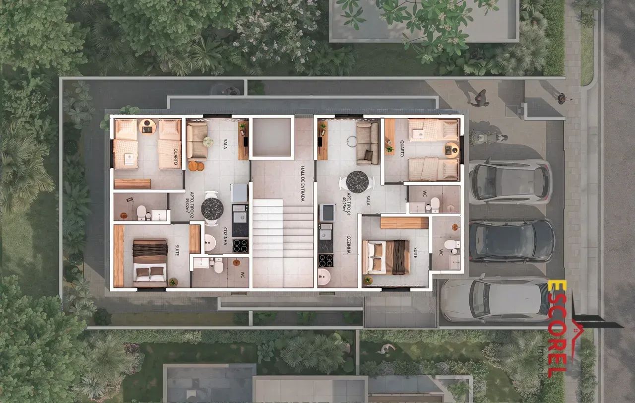 Imóvel para venda possui 37 m² com 02 quartos em Castelo Branco - João Pessoa - PB - Foto 3
