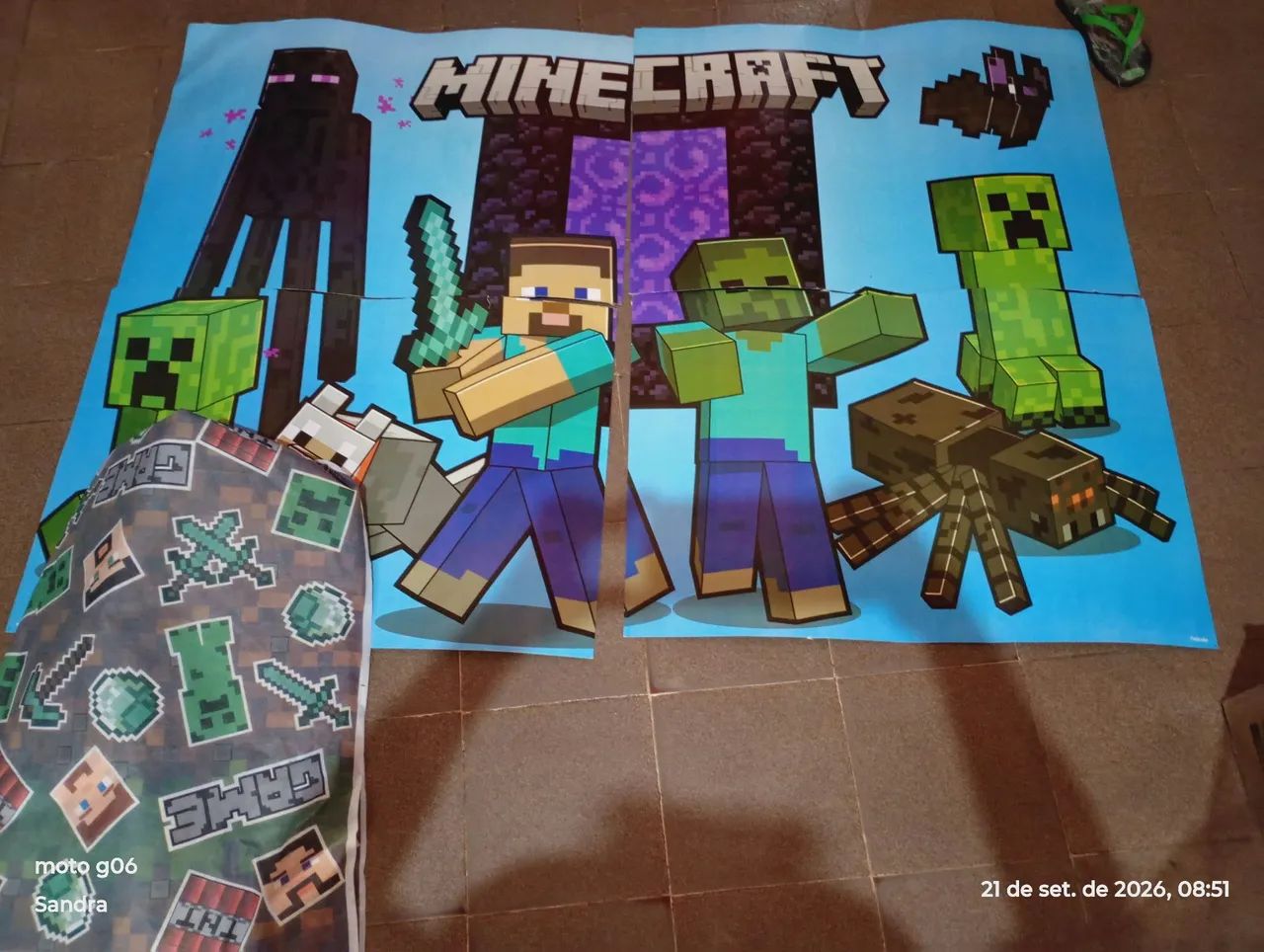Painel do Minecraft e uma toalha em tnt - Foto 4