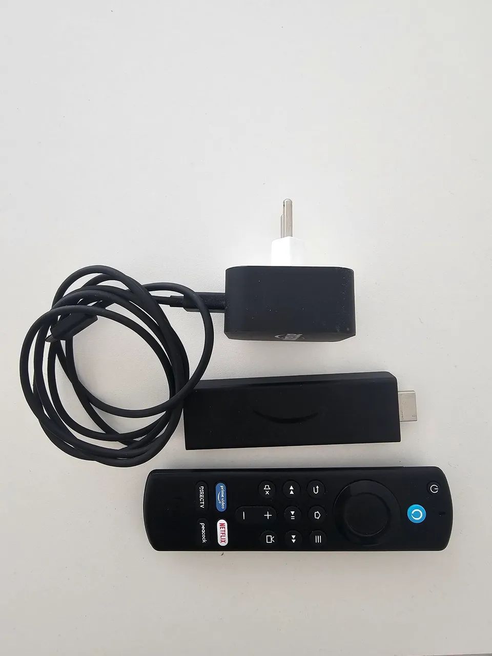 Amazon Fire TV Stick 4K (1ª Geração) com Alexa + Controle Original