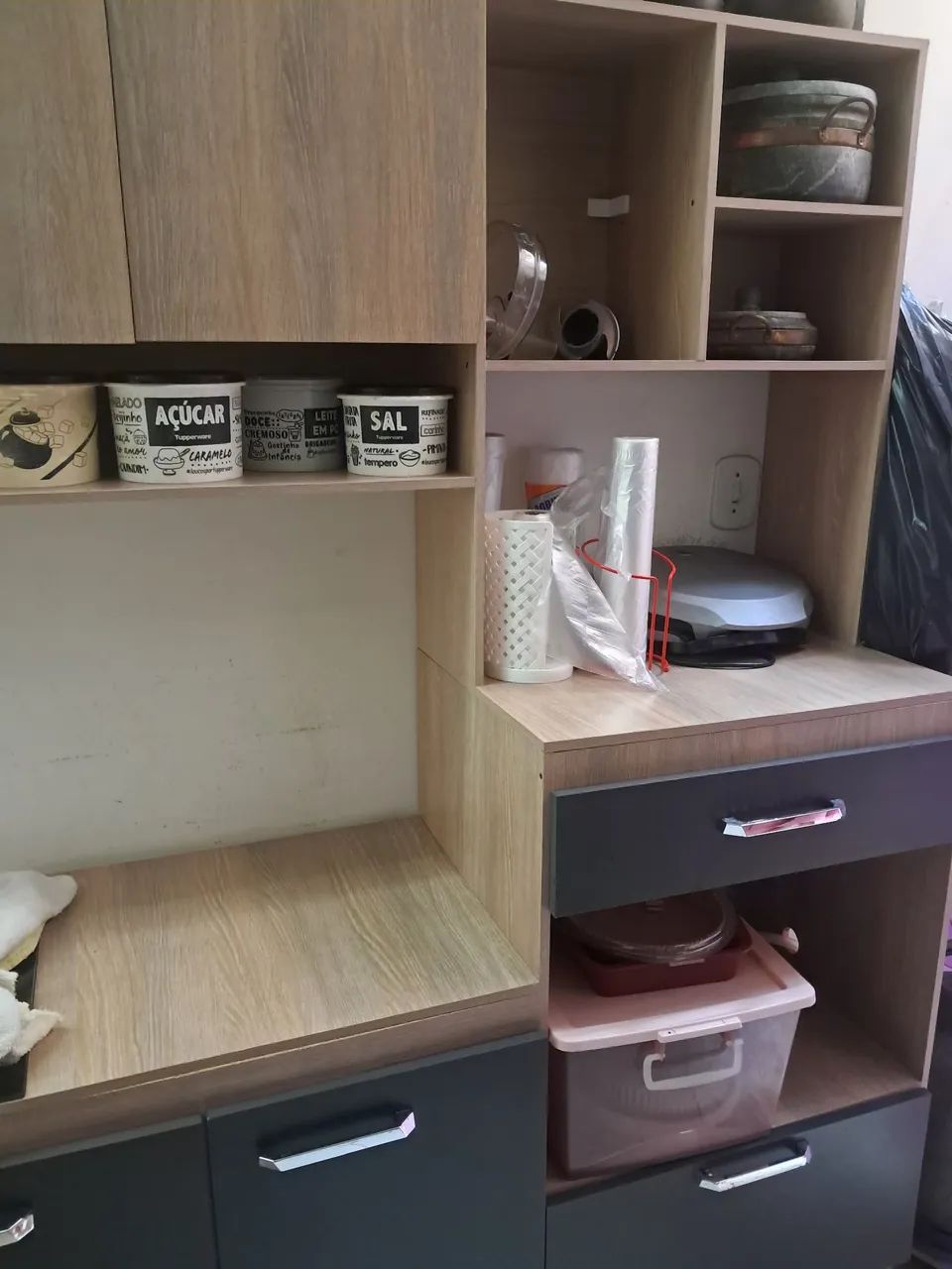 Armário de cozinha com espaço para cooktop - Foto 4