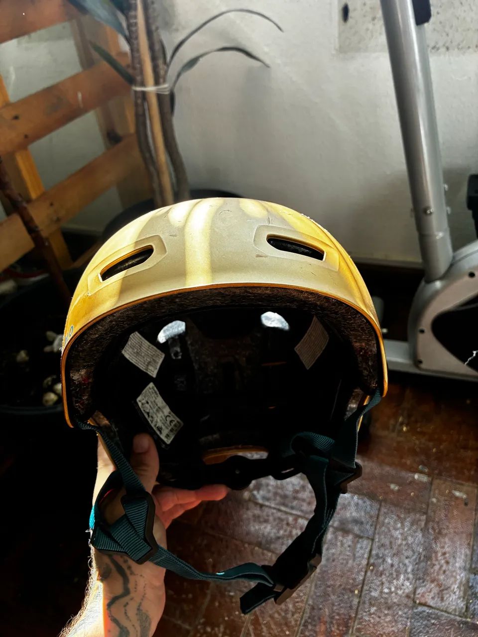 Capacete Oxelo MF540 Gold Original 
