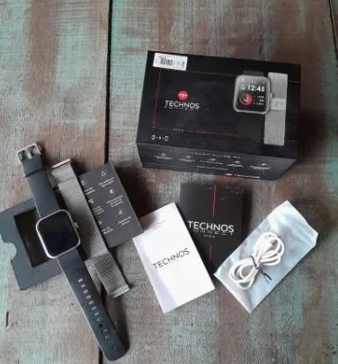 Smartwatch technos connect max prata e preto - Foto 2