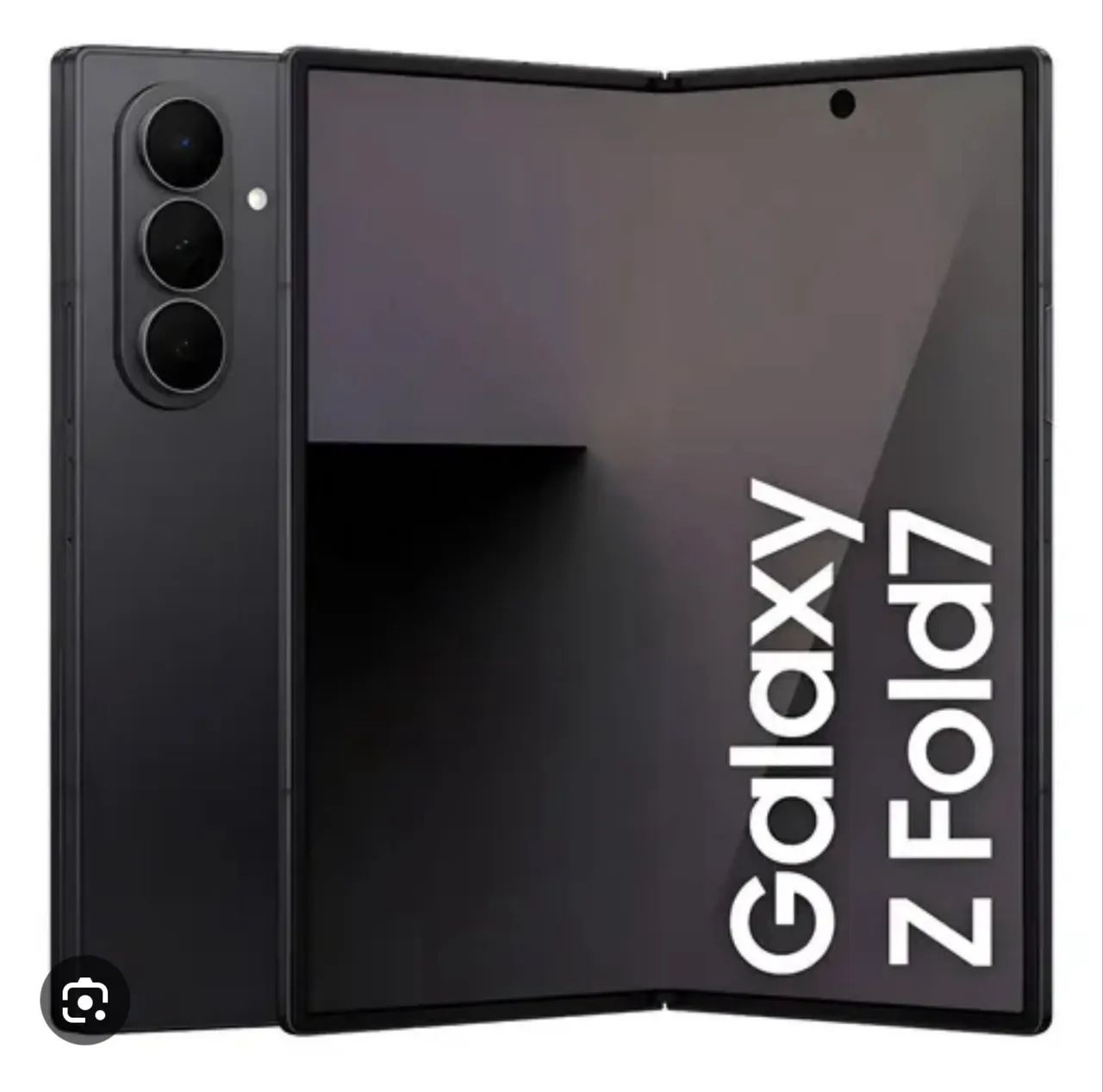 Galaxy Z Fold 7, Preto, 512Gb, perfeito, com capa de proteção e tela privacidade 
