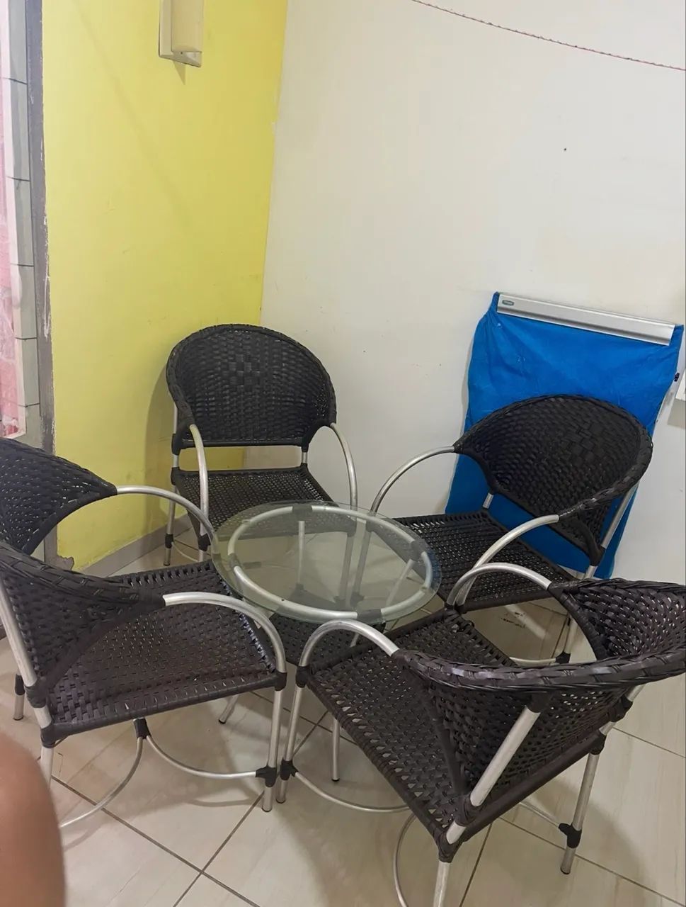 Conjunto de varanda alumínio e fibra  - Foto 2