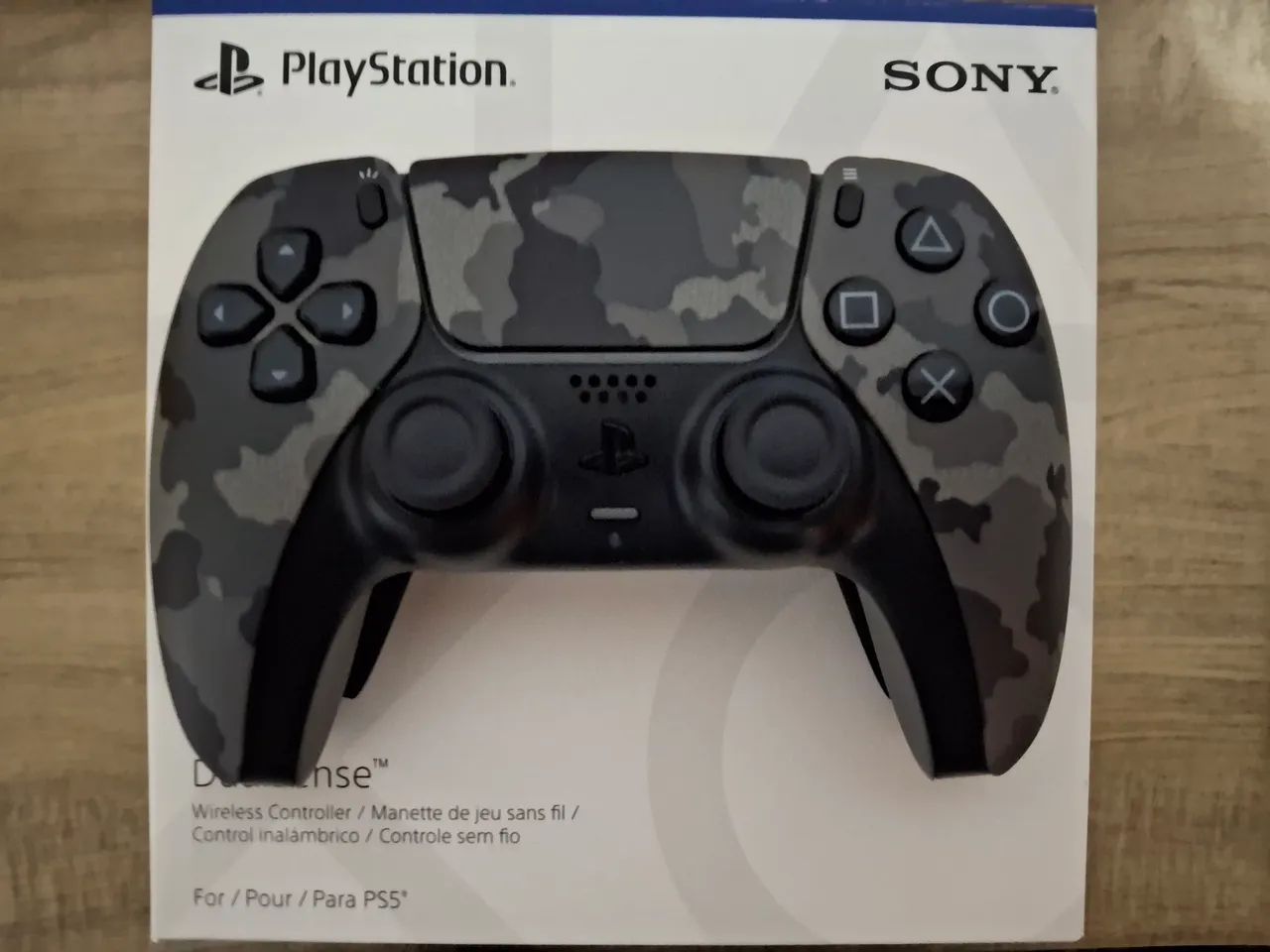 Dualsense Gray Camouflage + Base dupla carregamento - Foto 2