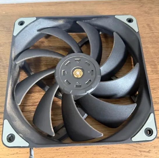 3 fans Teucer High Performance Fdb Bearing 12v 4pin Pwm 400-1800rpm Preto - Foto 4
