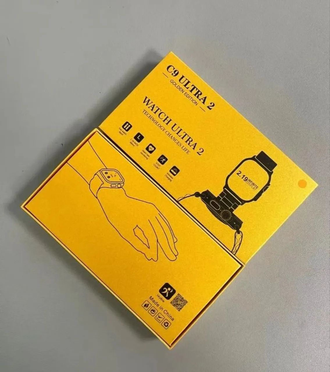 Smartwatch Série 9 Ultra Ouro Relógio Digital Inteligente - Dourado - Foto 3