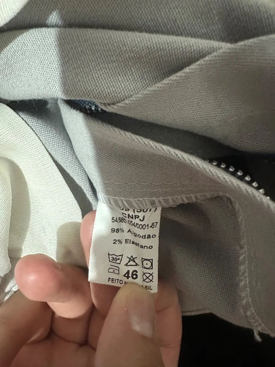 calça wide leg cargo yetspremium cinza - Foto 4
