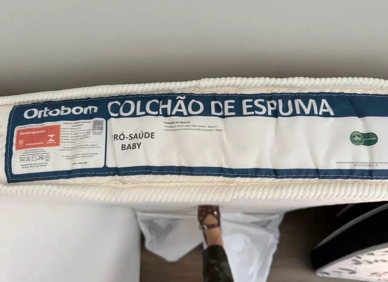 Colchão para bebê ortobom  - Foto 3
