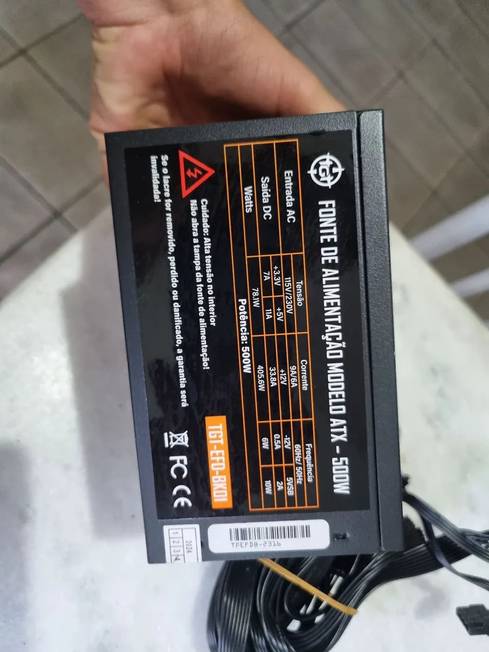 Fonte TGT Enfield 500w - Foto 3
