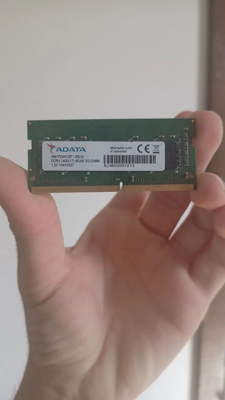 RAM ADATA 8GB 2400MHz de Notebook417561546924369920