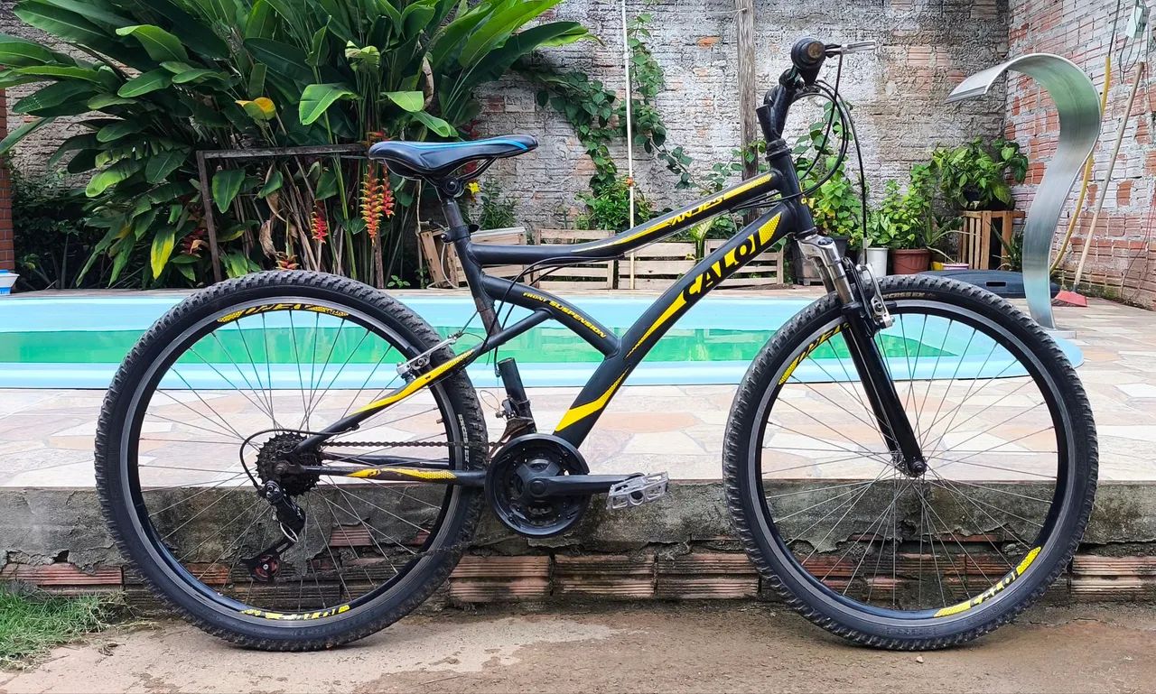 Bicicleta aro 26 caloi andes. Com nota fiscal. - Foto 3