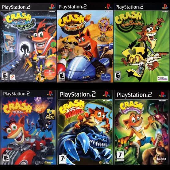 Jogo crash bandicoot coleção ps2