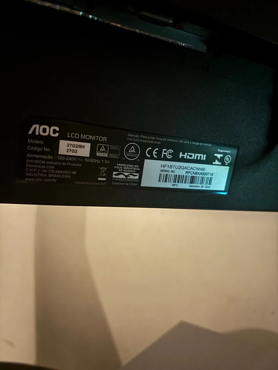 Monitor AOC 144hz  - Foto 3