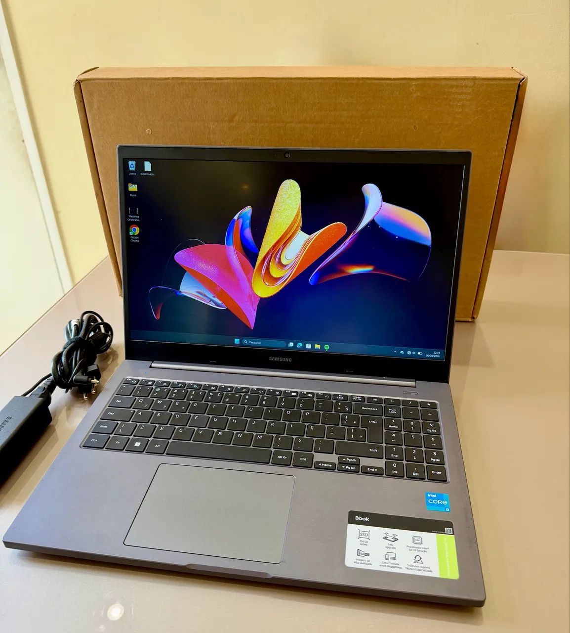 Notebook Samsung i3 de 11 geração 