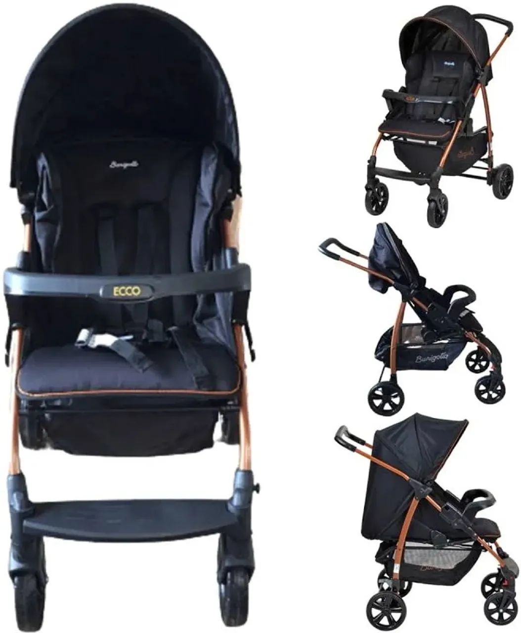 Carrinho de bebê borigotto Ecco 