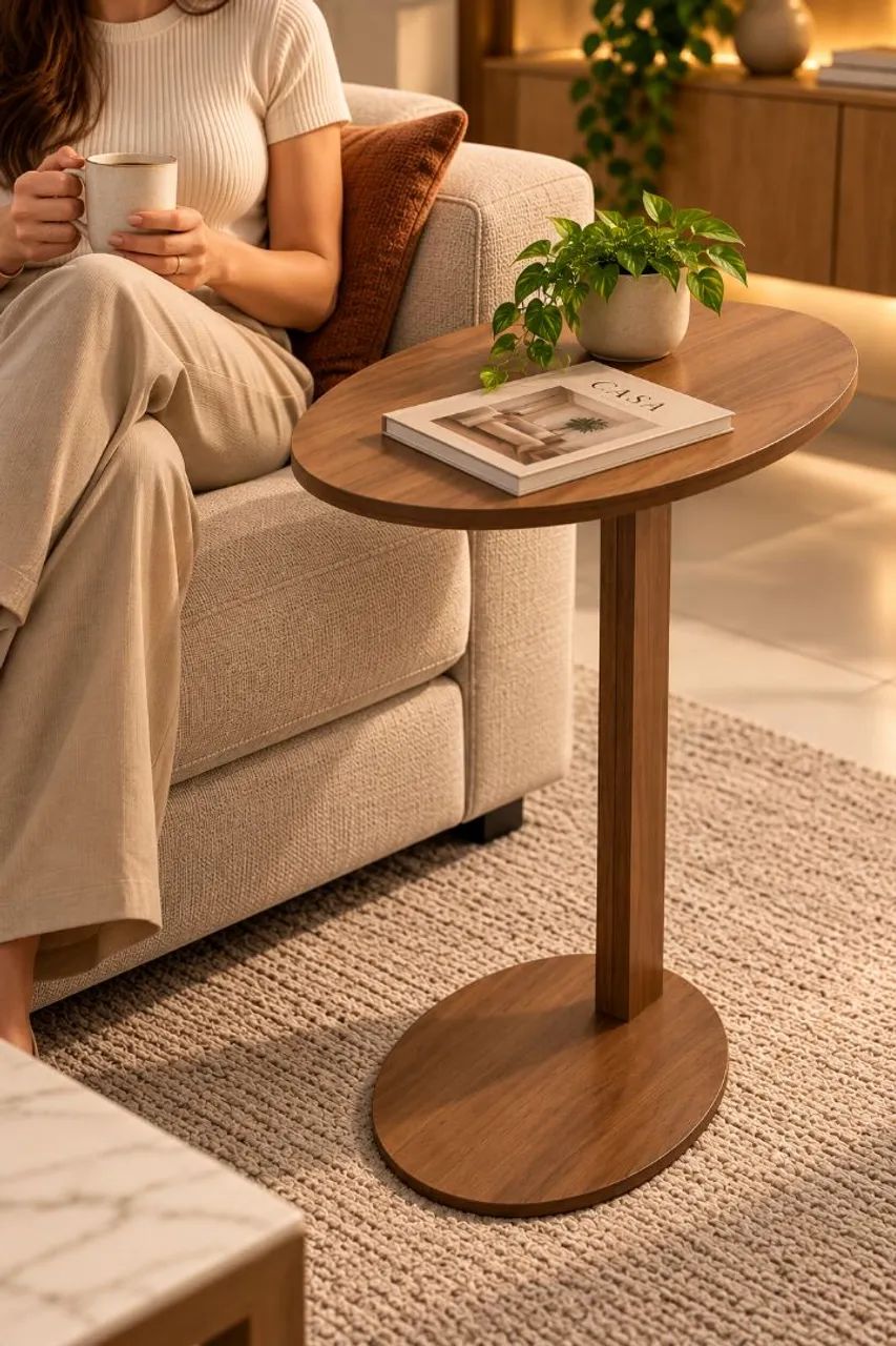 Mesa lateral decoração 