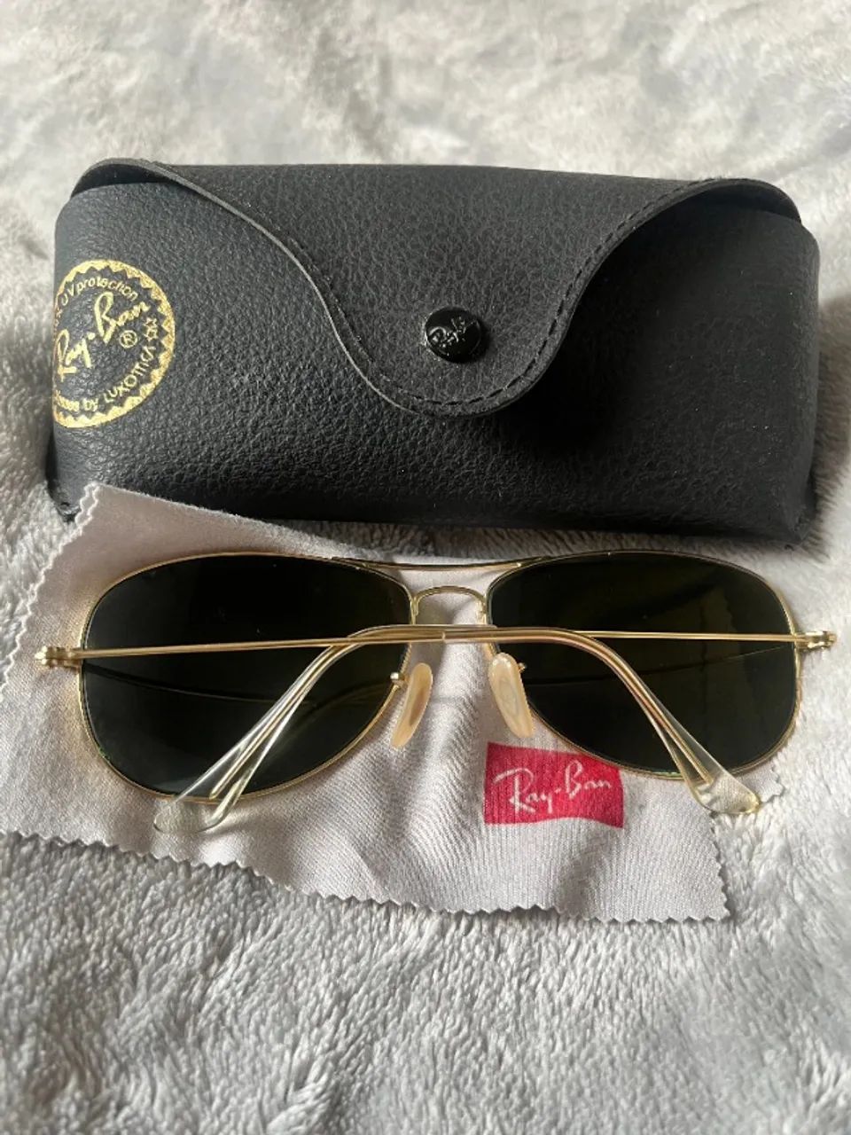 Óculos de sol ray ban cockpit modelo aviator - Foto 5