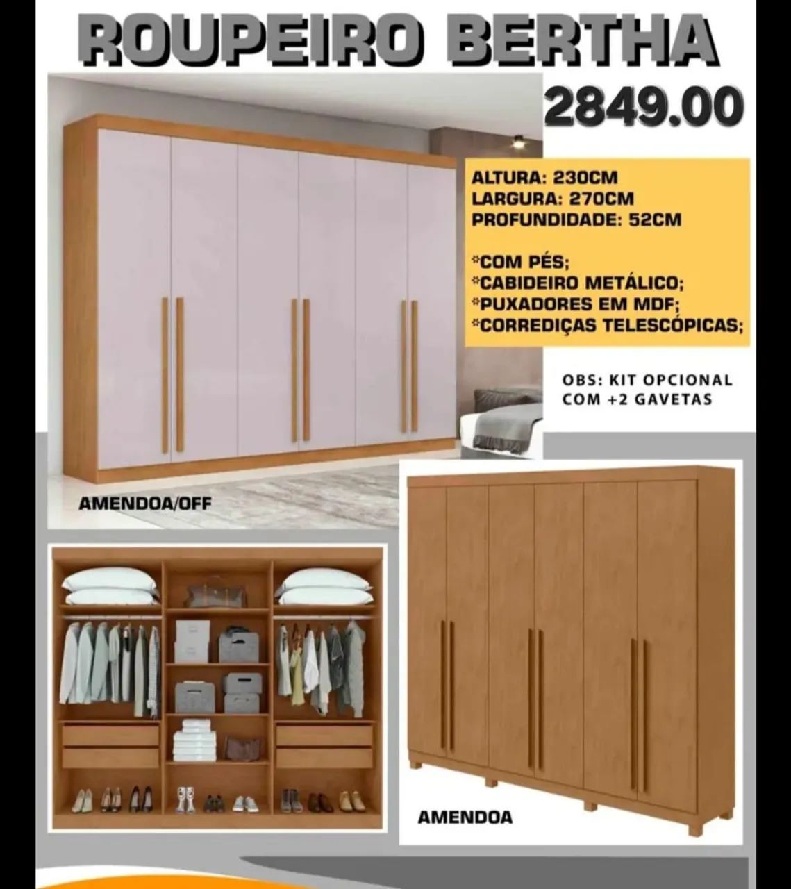 Guarda Roupa Novo Casal