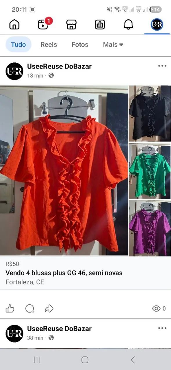 Blusas plus gg4648