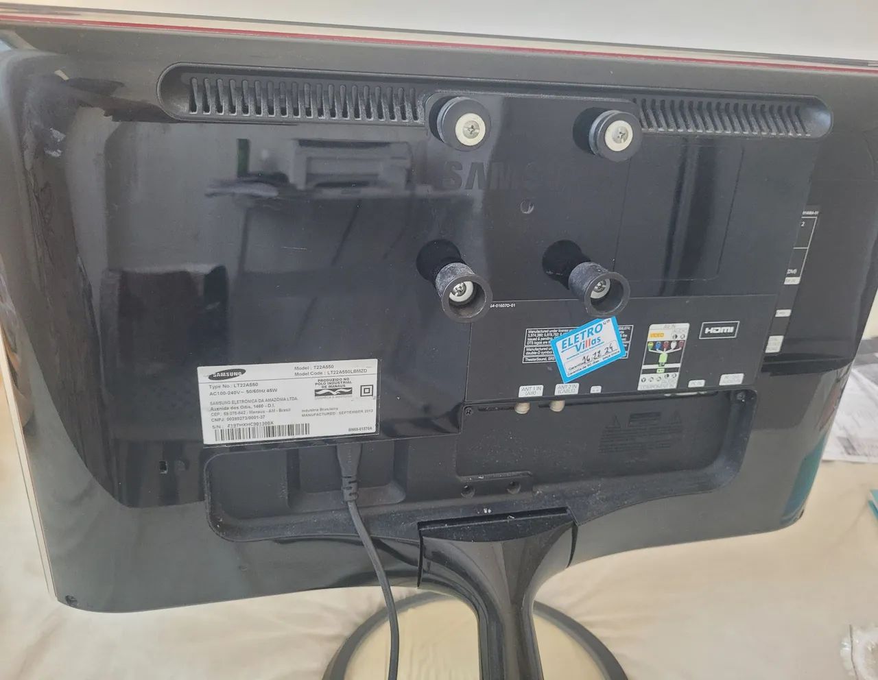 TV Samsung 22 polegadas em perfeito estado - Foto 3