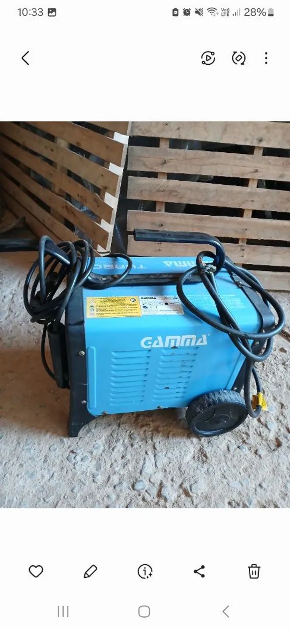 Maquina de solda gamma turbo 220 - Foto 2