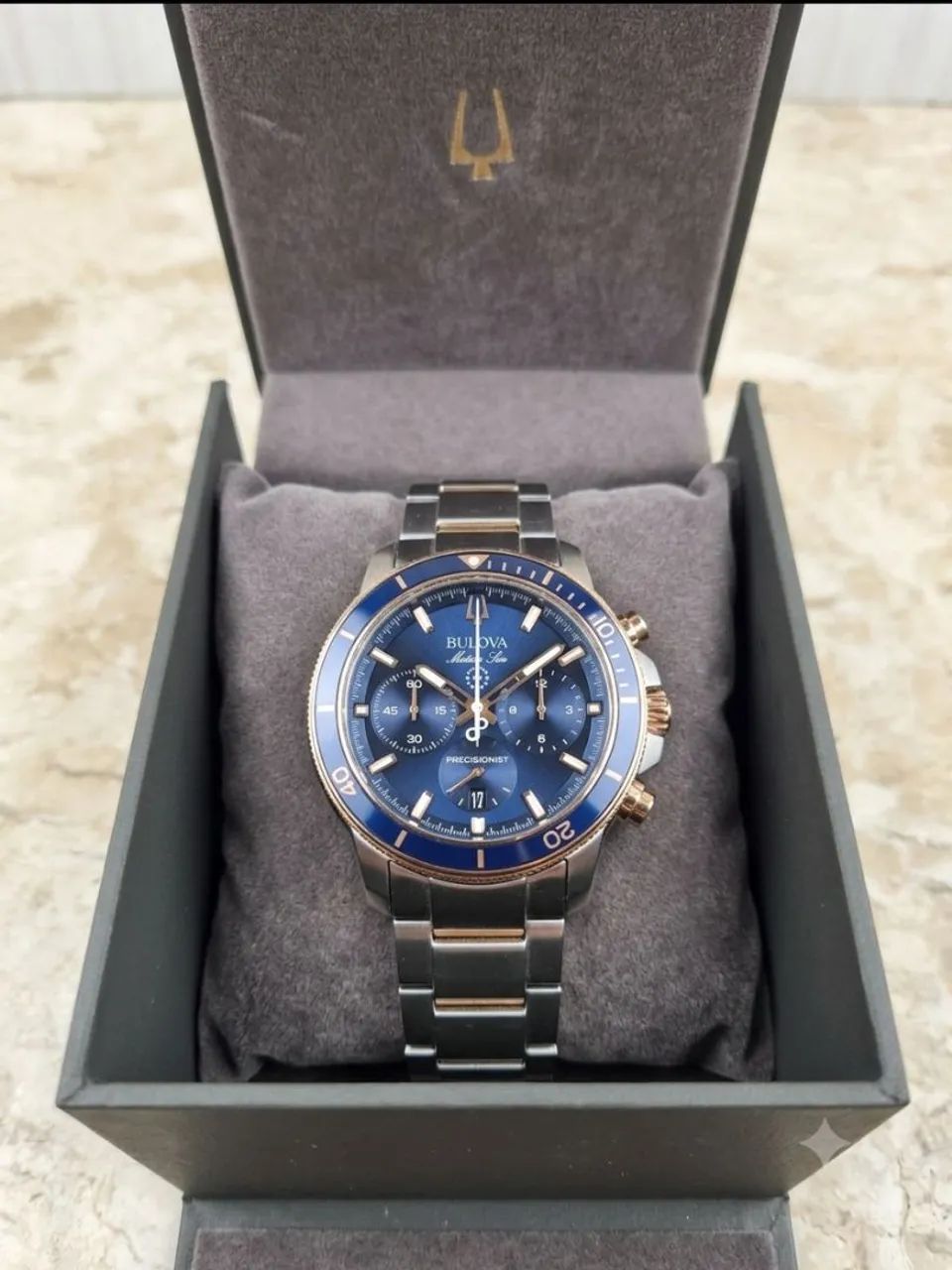 Relógio Bulova Marine Star Azul - Foto 2