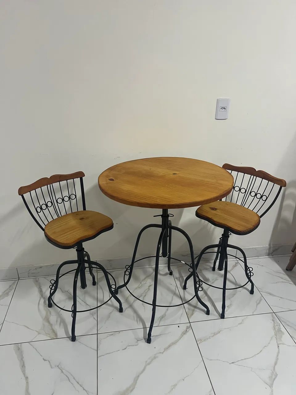 Conjunto de cadeiras rústicas para área de lazer - Foto 2