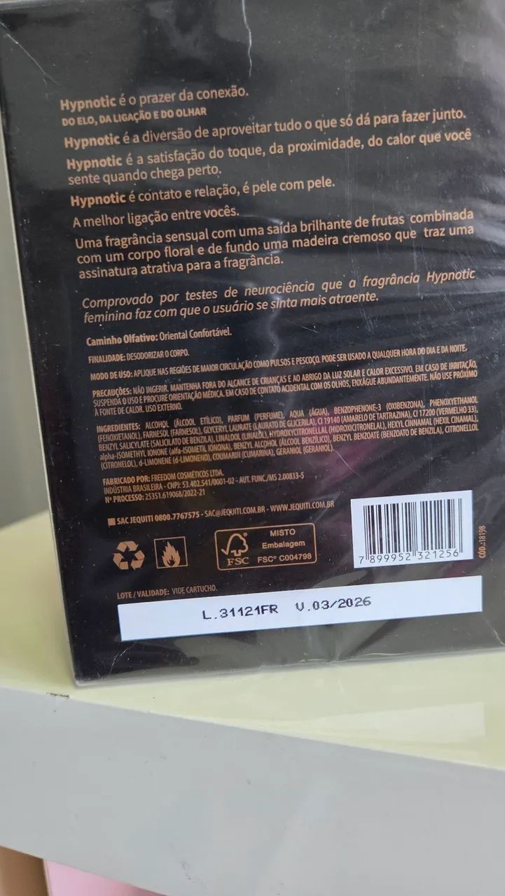 HYPNOTIC FEMININO JEQUITI 90ML  - Foto 2