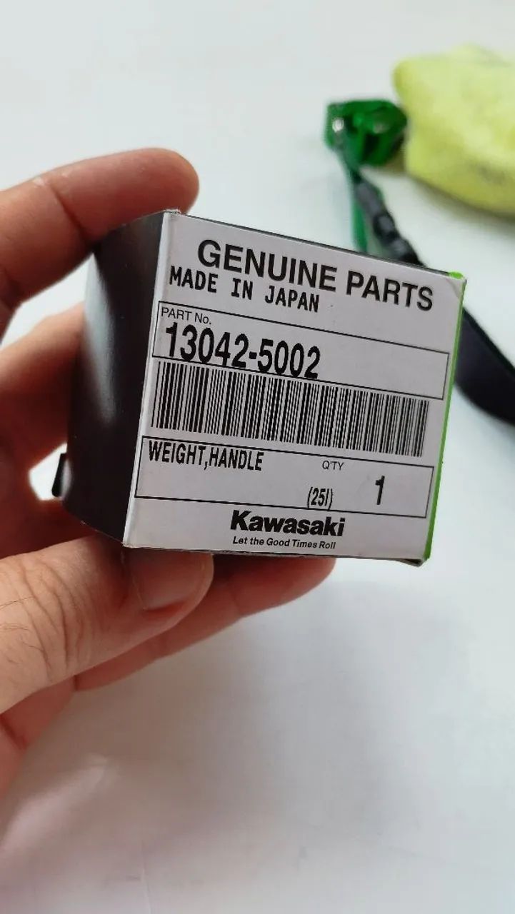 Peso de guidao original kawasaki  - Foto 2