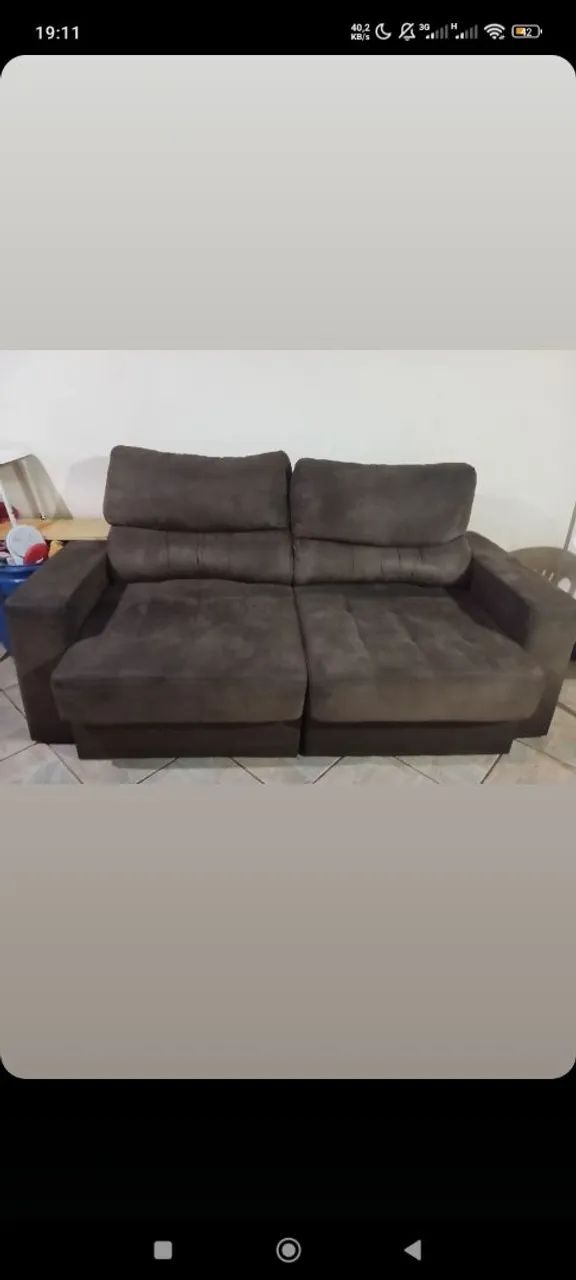 Vendo sofá dois lugares 