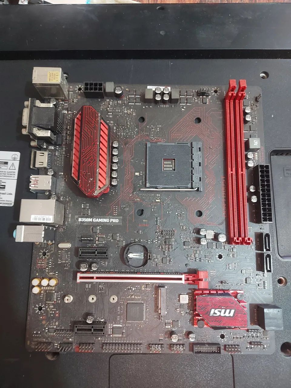 PLACA B350M GAMING PRO MSI COM DEFEITO