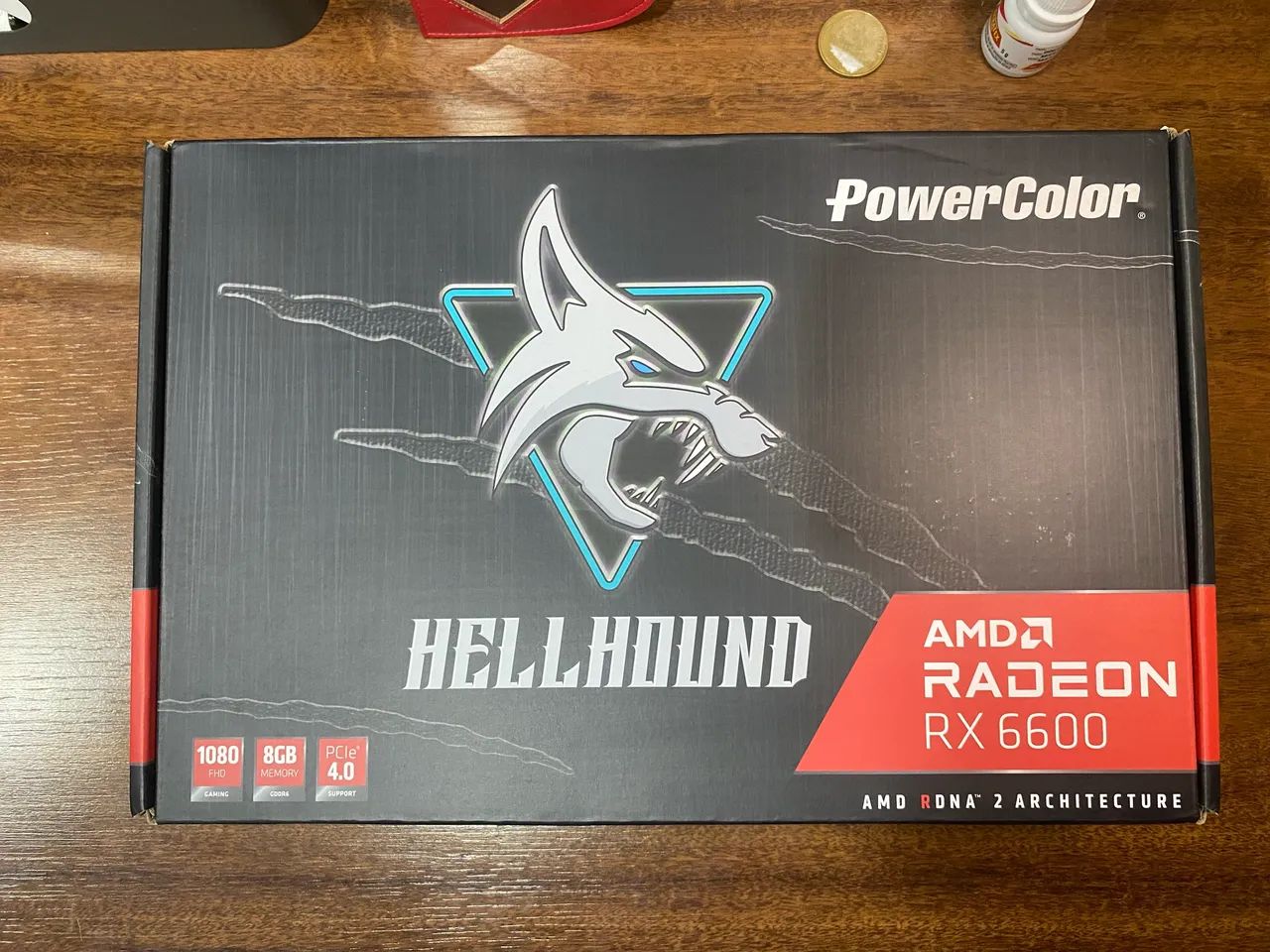Rx6600 Hellhound 8gb com Caixa - Foto 4