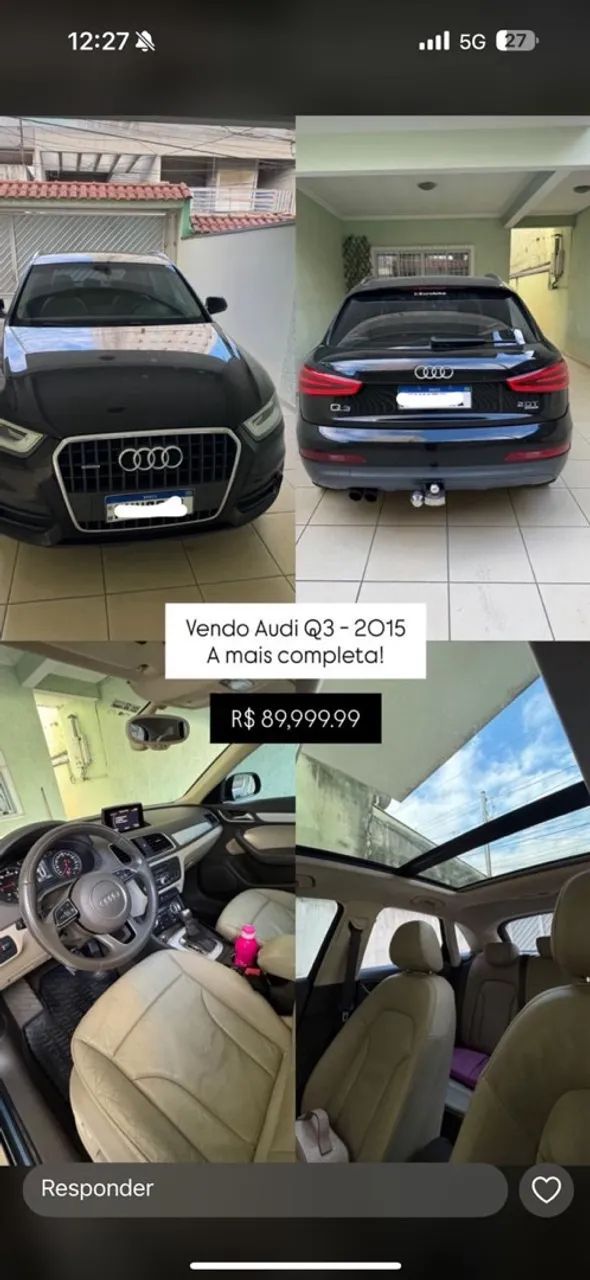 Audi Q3 2.0 TFSI Quat. 211/220cv S-tronic 5P 2015