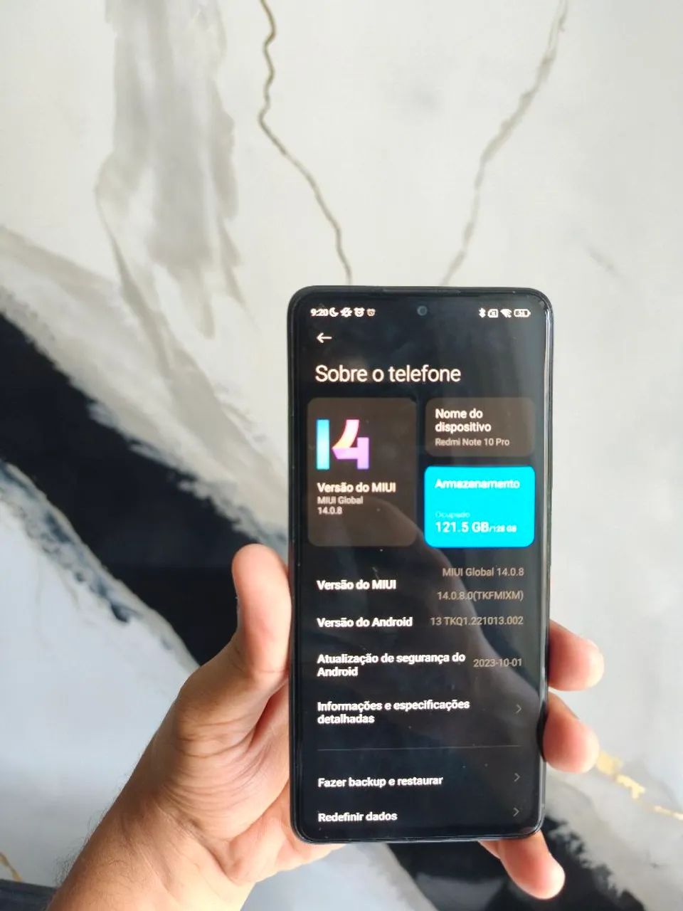 Vendo Redmi Note 10 Pro 8Gb ram e 128Gb de memória - Foto 2