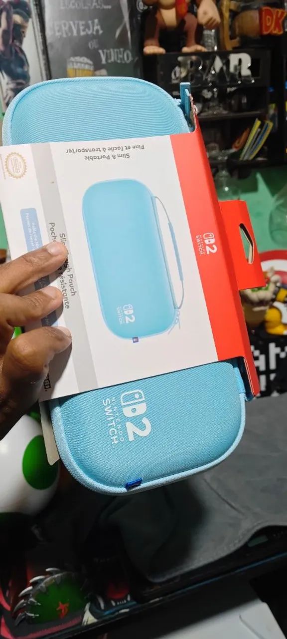 Case Nintendo switch 2  hori Original azul marinho 