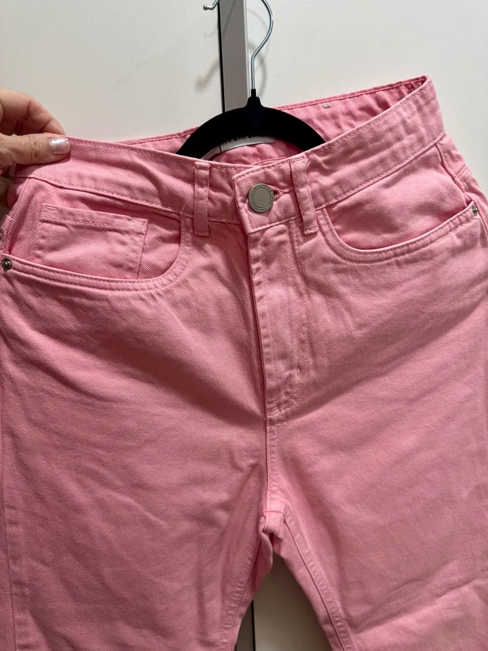 Calça Lança Perfume Rosa - P - Nova  - Foto 4