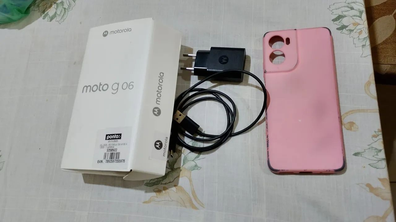 Vendo Moto g06 Laranja - Foto 4