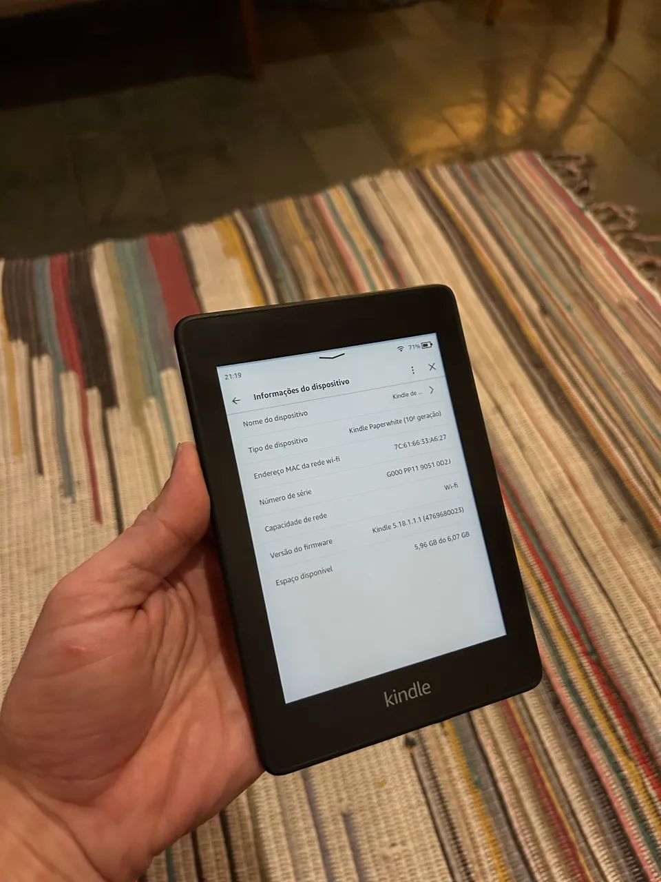 Kindle Paperwhite 10ª geração 