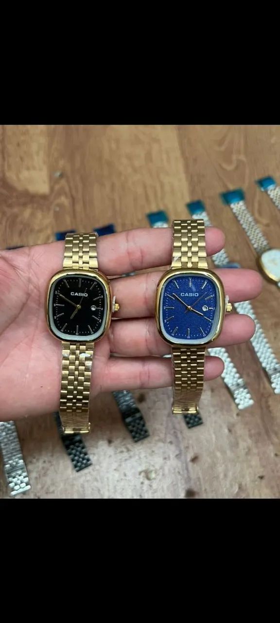 *relógio casio *<br>Primenro linha<br>Resistente d água <br>Tamnha médio<br><br>R$:55.00 ATACADO - Foto 2