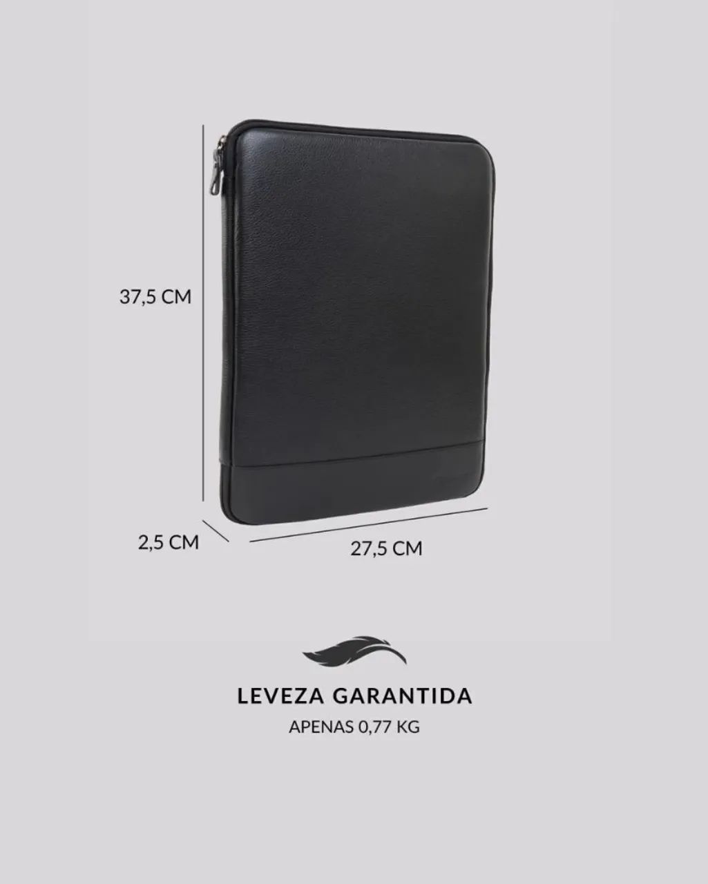 Pasta executiva couro premium - Foto 3