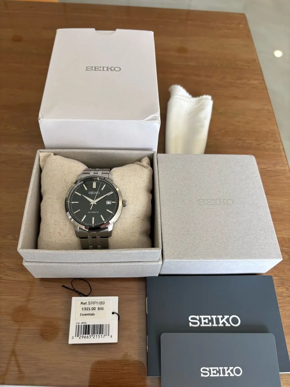 Relógios Masculinos Essentials Ss Automatic Green Dial - Foto 3