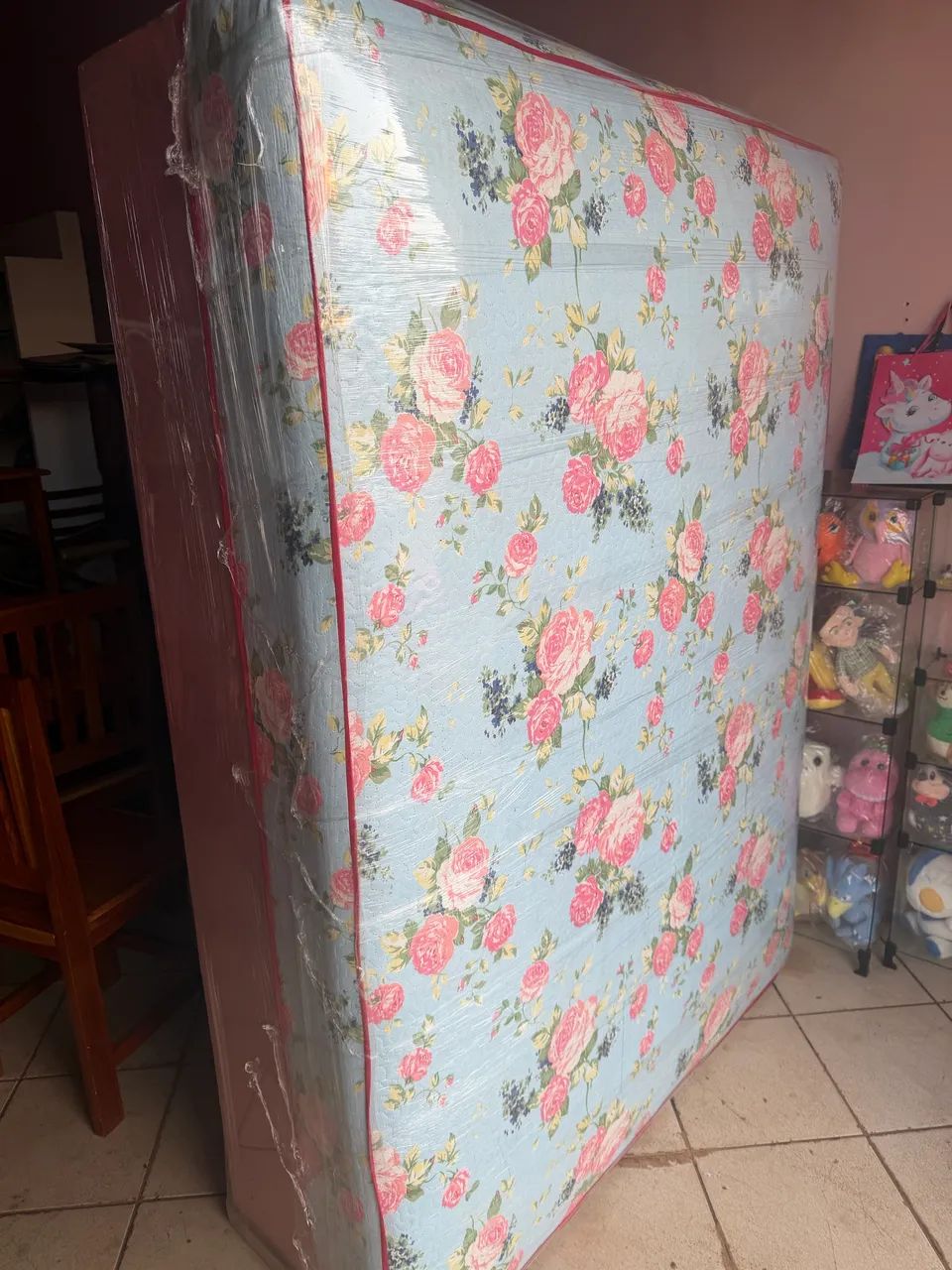 Cama casal em edredom mola nova - Foto 5