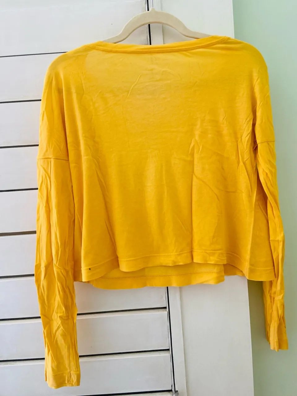 Blusa Farm manga longa algodão peruano - Foto 4