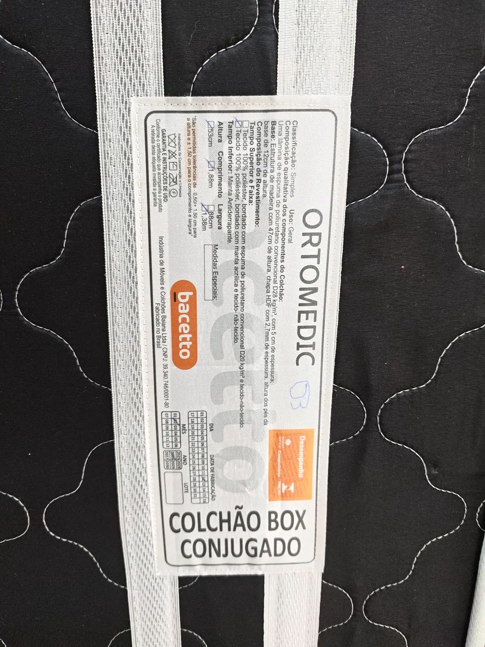 CAMA BOX CASAL NOVA (SEM USO)  - Foto 2
