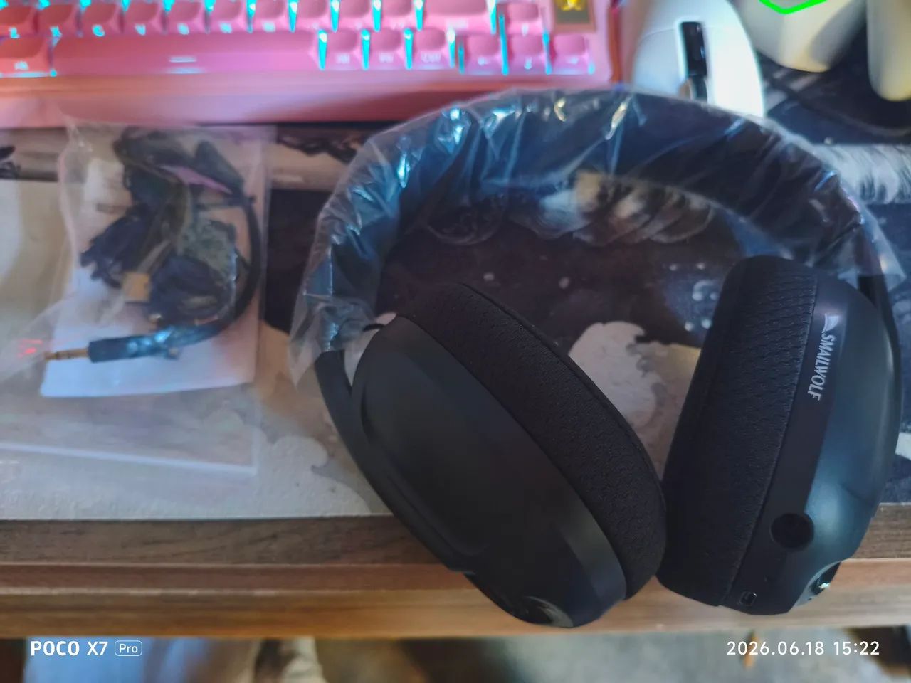Headset Gamer Smailwolf L80 Preto Tri-Mode Sem Fio - Foto 5