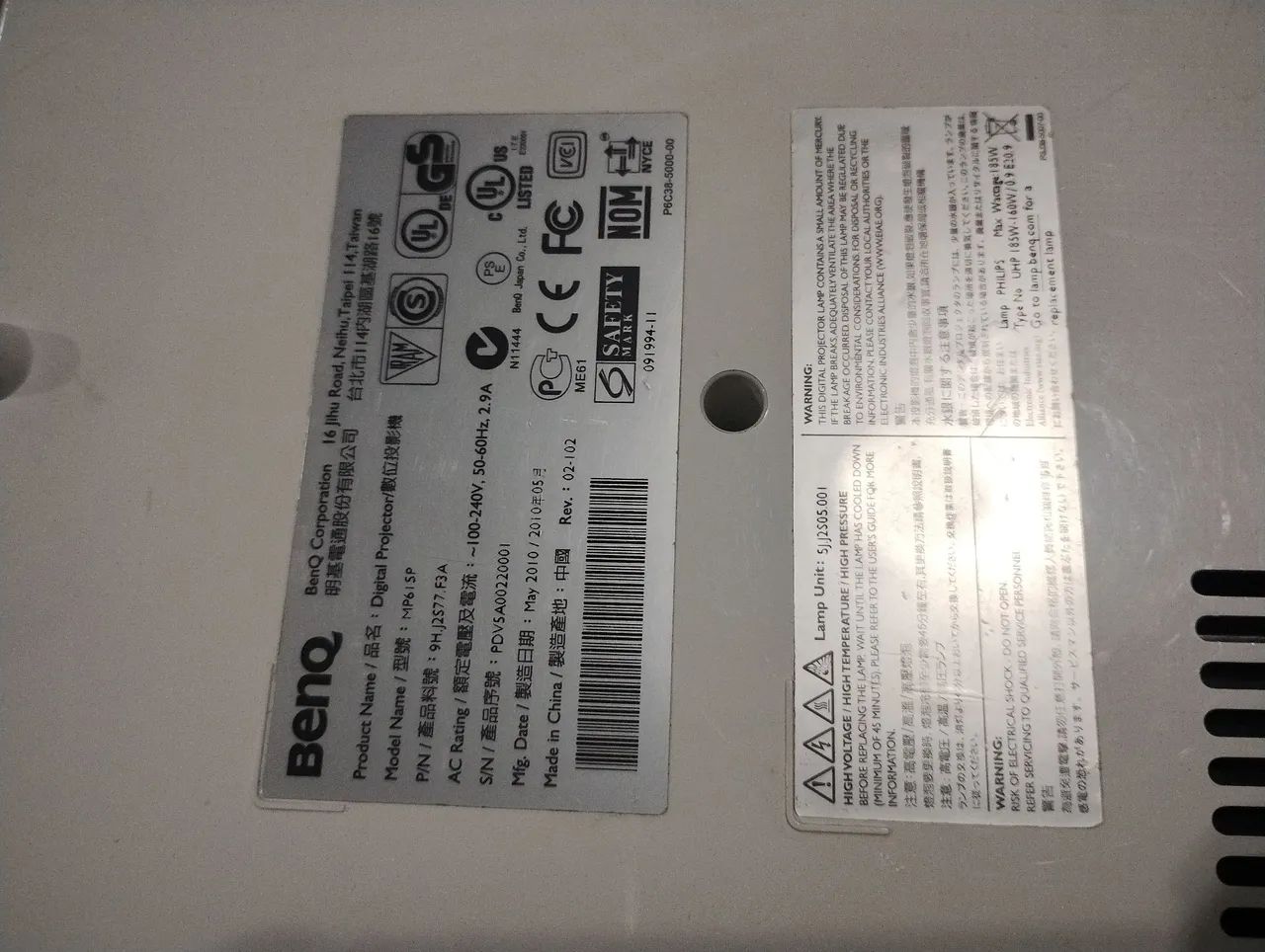 Projetor benq MP615P - Foto 5