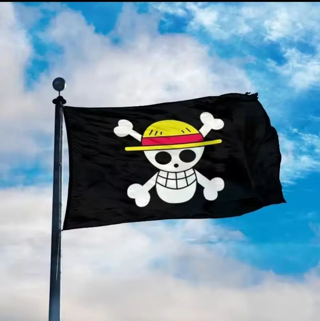 Cosplay Bandeira One Piece Luffy - Foto 3